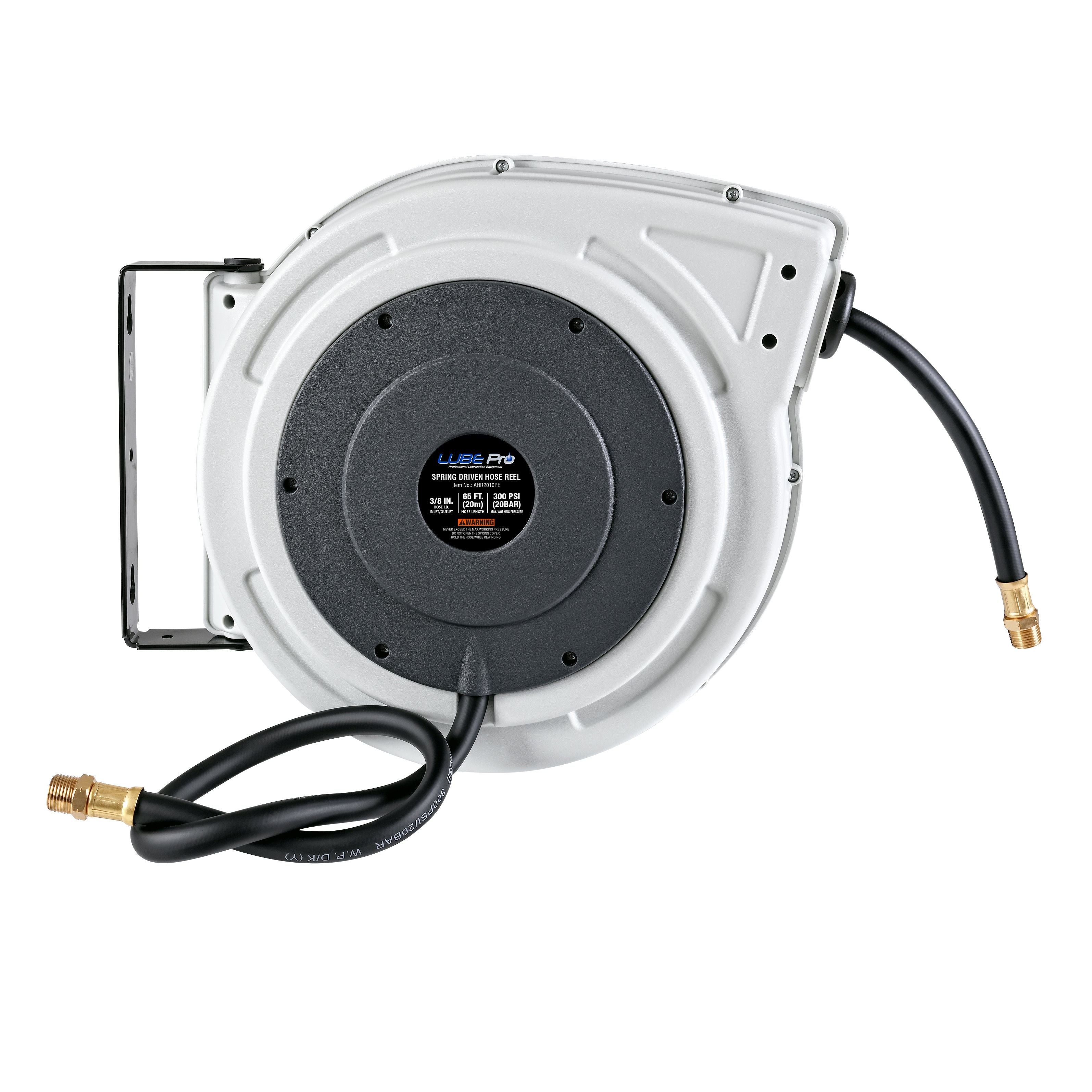 Lube Pro Plastic Air / Water Hose Reel, 3/8" x 20m polymer hose