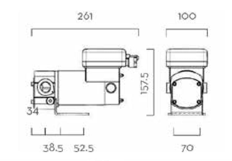 Meclube Heavy Duty Electric Oil Transfer Pump, 12V, 10L/min