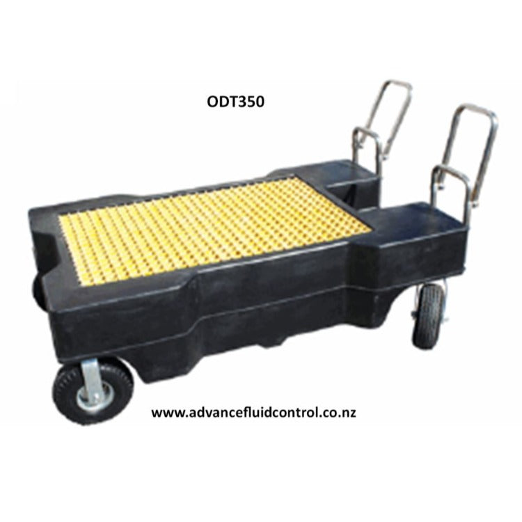 Heavy Duty Low Level Oil Drainer, 350L Capacity