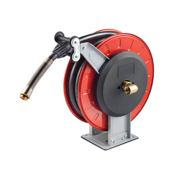 Faicom Adblue Hose Reel – 8m x 3/4” hose. A durable hose reel specifically designed for the distribution of Adblue or fluids of similar properties.
