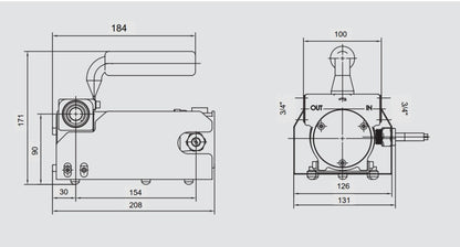 LUBE PRO Electric Diesel Transfer Pump, 12V, 40L/min