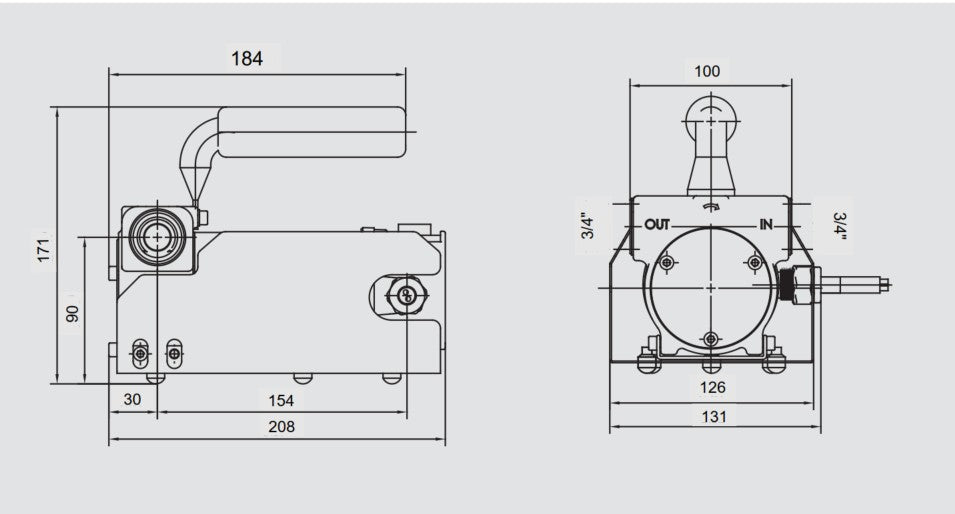 LUBE PRO Electric Diesel Transfer Pump, 12V, 40L/min