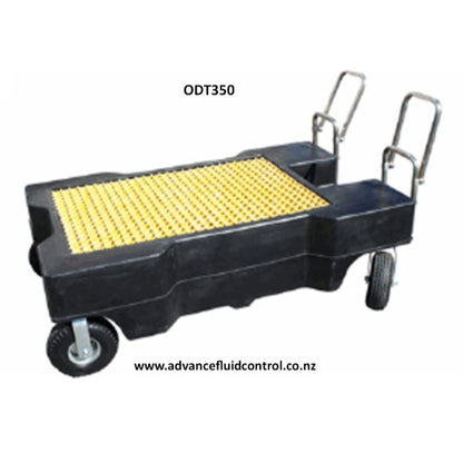Heavy Duty Low Level Oil Drainer, 350L Capacity