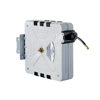 LUBE PRO Enclosed Air/Water Hose Reel, 3/8" x 10m